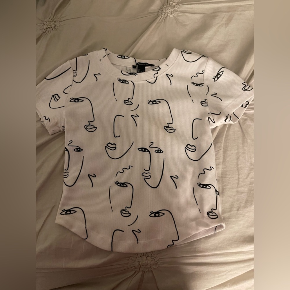 Artistic crop top